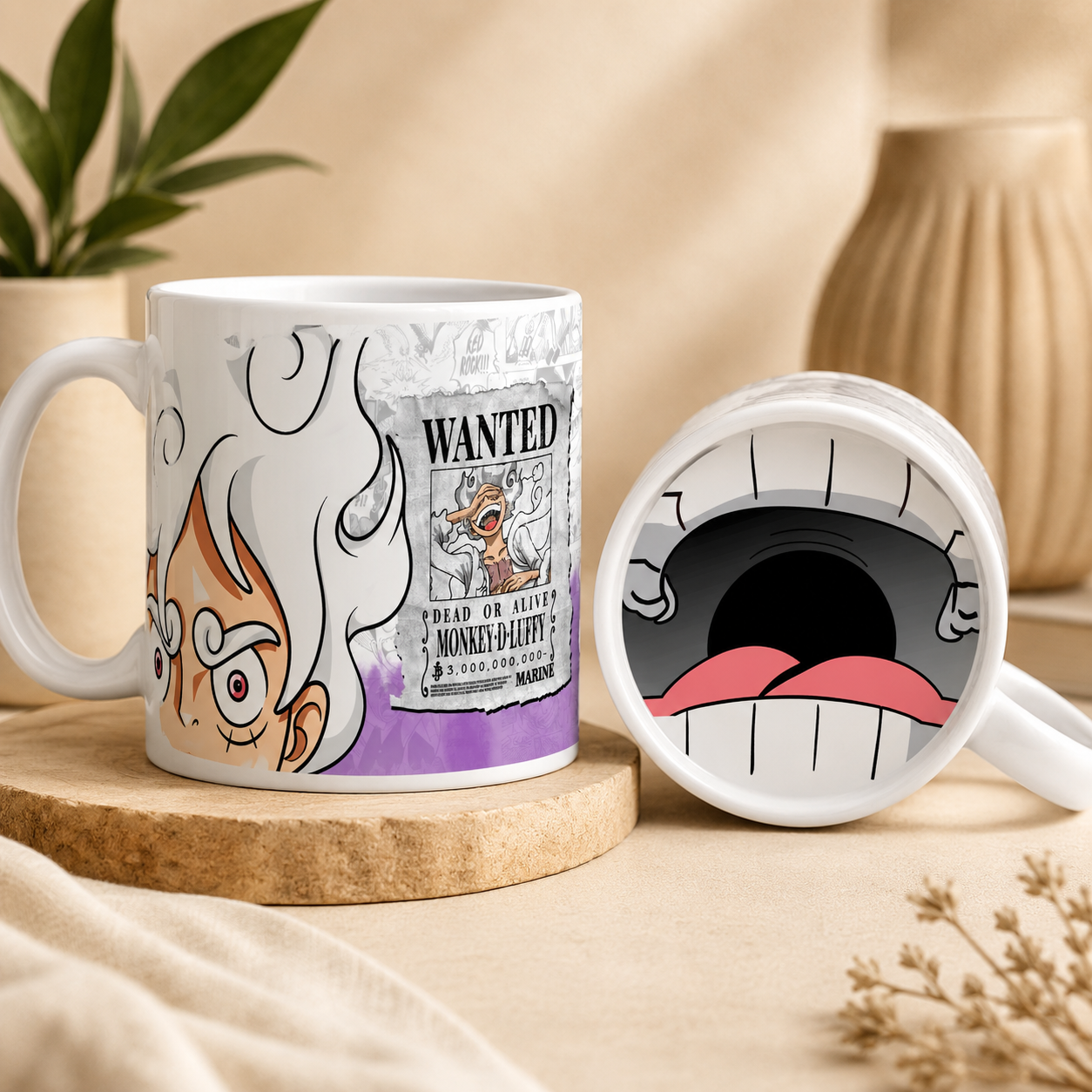Taza boca abajo personalizada