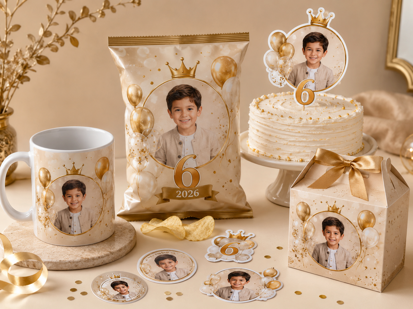 Recuerdos personalizados para cumpleaños