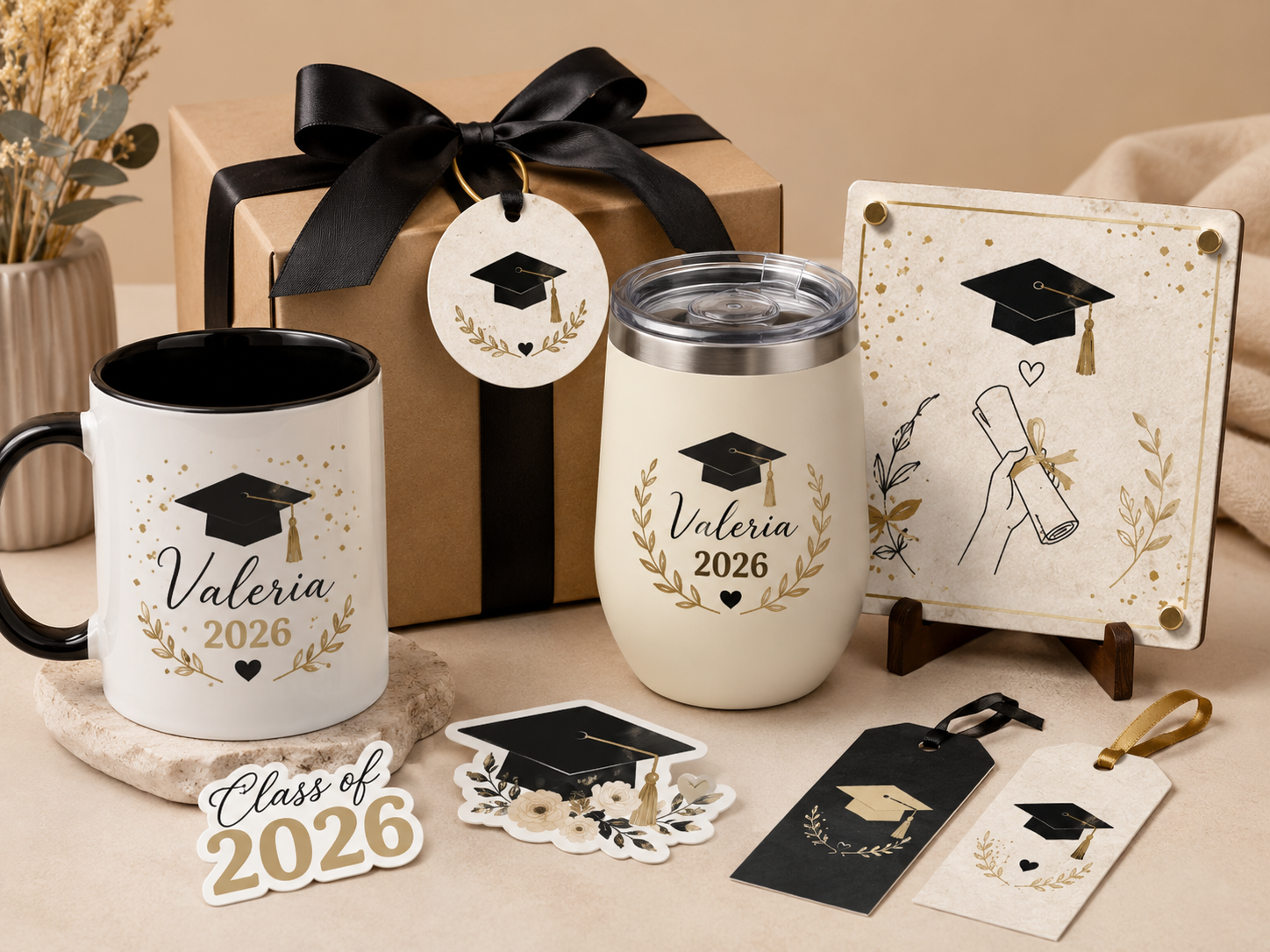 Recuerdos personalizados para graduaciones