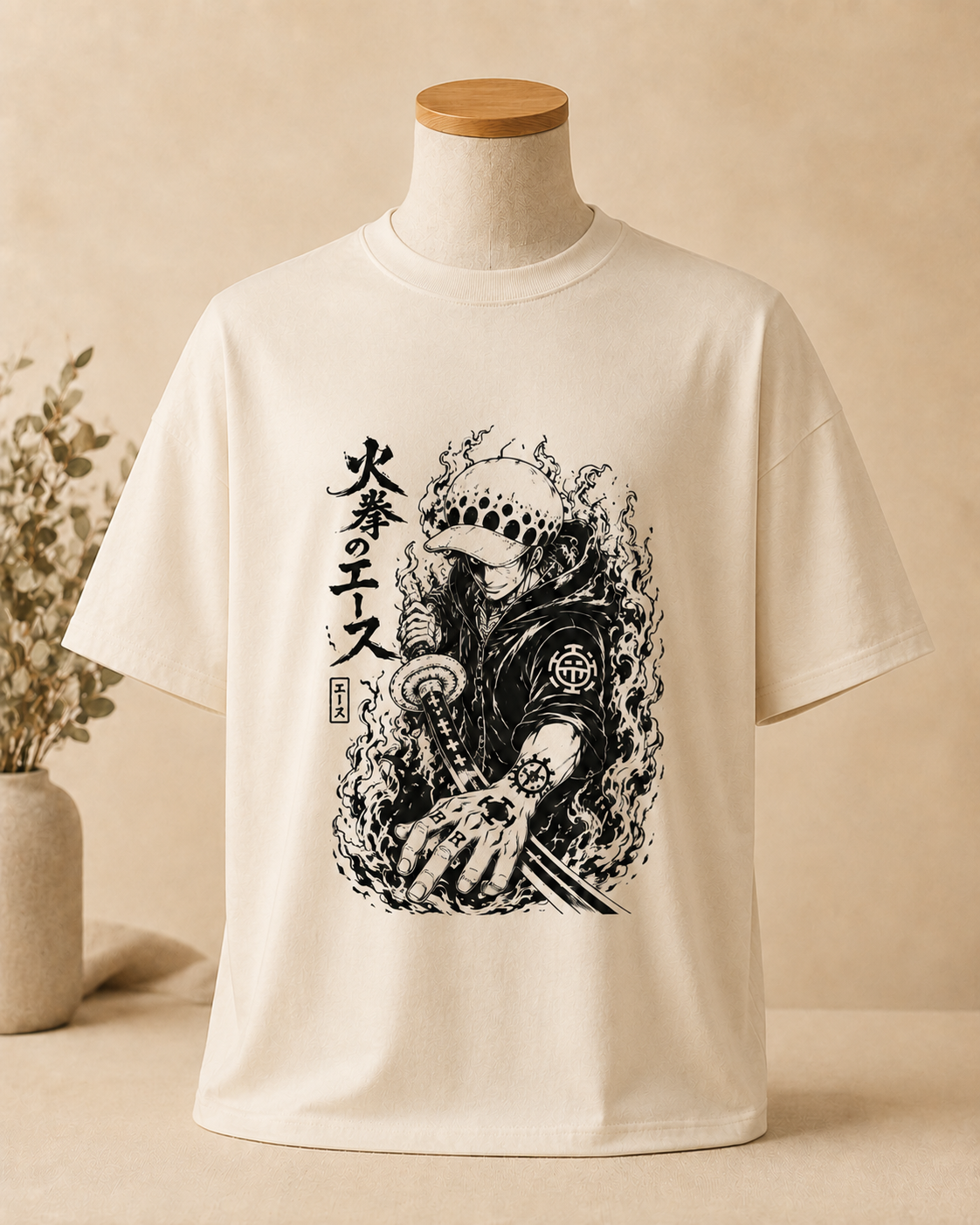 Camiseta oversize personalizada